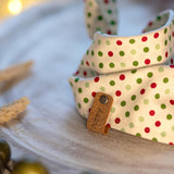 Polka Dot Holiday Dog Bandana