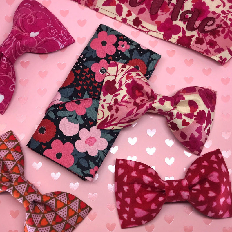 Valentines Day Puppy Bow Ties