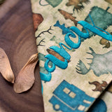 Woodland Camping Dog Bandana