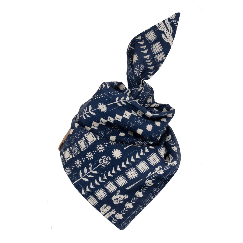 Indigo Boho Dog Bandana