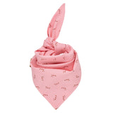 Pink Candy Cane Puppy Scarf