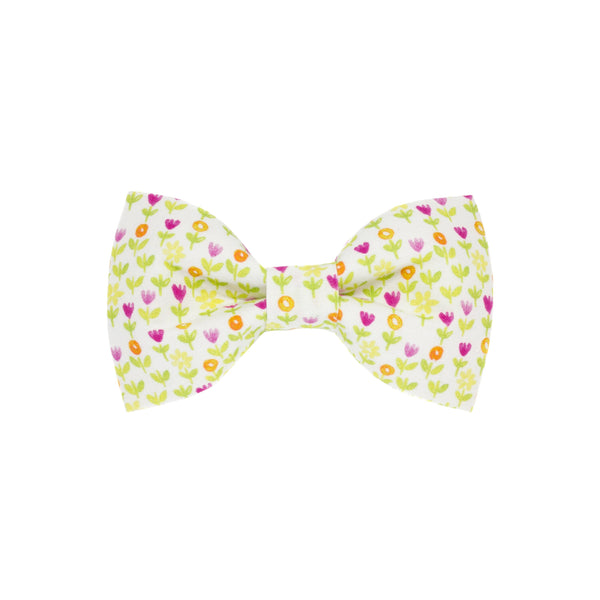 Spring Flowers Dog Bow Tie
