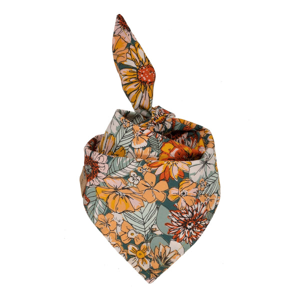 Autumn Floral Dog Bandana