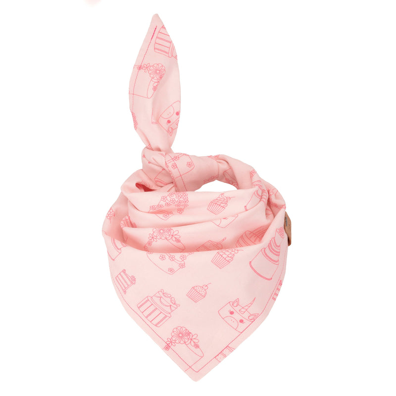 Pink bandana deals for dogs