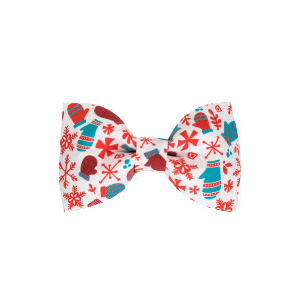 Christmas Mittens Bow Tie