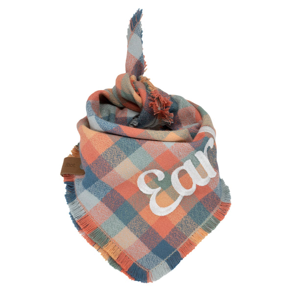 Sunset Flannel Dog Bandana