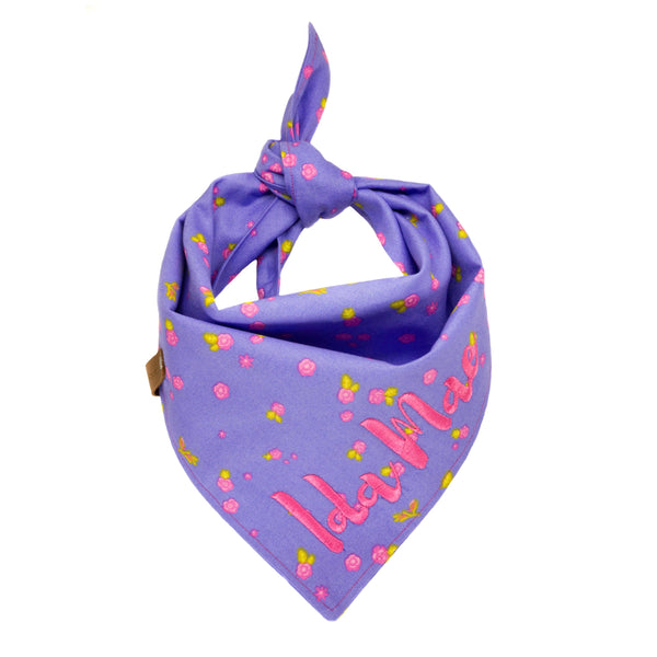 Spring Summer Personalized Puppy Scarf