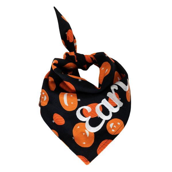 Halloween Embroidered Dog Scarf Puppy Riot Canadian Made